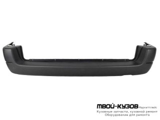 БАМПЕР ЗАДНИЙ ТЕМНО-СЕРЫЙ для Peugeot PARTNER / CITROEN BERLINGO / (2003-), Peugeot PARTNER / CITROEN BERLINGO (10.1996-), Citroen BERLINGO / PEUGEOT PARTNER (01.2003-), Citroen BERLINGO / PEUGEOT PARTNER (10.1996 - 12.2002)