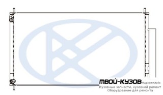 CIVIC КОНДЕНСАТОР КОНДИЦИОНЕРА (СЕДАН) (KOYO) для Honda CIVIC (2012-) СЕДАН