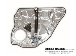 СТЕКЛОПОДЪЁМНИК ЛЕВАЯ СТОРОНА ЗАДНИЙ , БЕЗ МОТОР (КИТАЙ) для Volkswagen POLO (08.2001 - 2009)