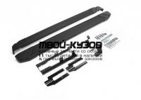 F173ALB.4104.5 - ПОРОГИ-ПОДНОЖКИ (КОМПЛЕКТ) Black (RIVAL) Nissan Qashqai j10 (2007-2010)