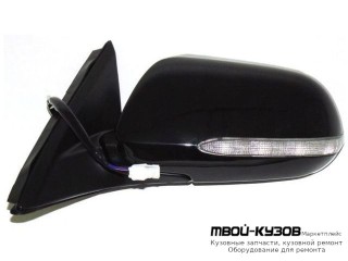 ЗЕРКАЛО ЛЕВАЯ СТОРОНА ЭЛЕКТР С ПОДОГРЕВОМ , АВТОСКЛАДЫВ С УКАЗАТЕЛЬ ПОВОРОТА (ASPHERICAL) (ТАЙВАНЬ) для Honda ACCORD CL / CM (02.2003-) ЕВРОПА