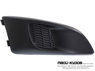 РЕШЕТКА БАМПЕРА ПЕРЕДНИЙ ПРАВАЯ СТОРОНА БЕЗ ОТВЕРСТИЙ ПОД ПРОТИВОТУМАННЫЕ ФАРЫ (КИТАЙ) для Chevrolet AVEO T300 (2011-)