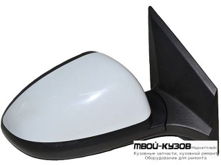 ЗЕРКАЛО ПРАВАЯ СТОРОНА МЕХАН С ТРОСИК (CONVEX) ГРУНТ (ТАЙВАНЬ) для Chevrolet AVEO T300 (2011-)