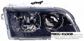 ФАРА ПРАВАЯ СТОРОНА ПОД КОРРЕКТОР ВНУТРИ (DEPO) ЧЁРНЫЙ для Volvo S40 / V40 (1996-)