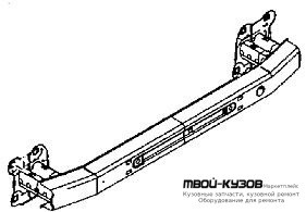 УСИЛИТЕЛЬ БАМПЕРА ЗАДНИЙ (СЕДАН) (ТАЙВАНЬ) для Mazda 3 (2009-)
