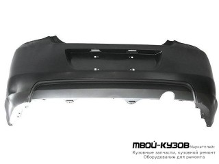 БАМПЕР ЗАДНИЙ ЧЁРНЫЙ (ТАЙВАНЬ) для Peugeot 301 (2013-)