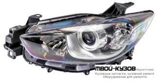 ФАРА ЛЕВАЯ СТОРОНА +/- ПОД КОРРЕКТОР (DEPO) для Mazda CX5 (2012-2017)