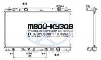 TYCAM06-912 - РАДИАТОР ОХЛАЖДЕНИЯ (ТАЙВАНЬ) Toyota Camry V40 (2006-)