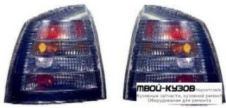 ФОНАРЬ ЗАДНИЙ ВНЕШНИЙ ЛЕВАЯ + ПРАВАЯ (КОМПЛЕКТ) ТЮНИНГ ПРОЗРАЧНЫЙ (ХЭТЧБЭК) (DEPO) ТОНИР для Opel ASTRA (03.1998 - 2003)