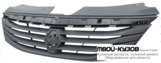 РЕШЕТКА РАДИАТОРА ЧЁРНЫЙ (ТАЙВАНЬ) для Renault LOGAN (2005-2014)