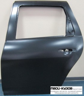 ДВЕРЬ ЗАДНИЙ ЛЕВАЯ СТОРОНА БЕЗ ОТВ ПОД МОЛДИНГ (КИТАЙ) для Renault DUSTER (2010-)