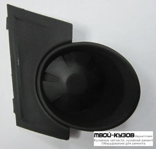 РЕШЕТКА БАМПЕРА ПЕРЕДНИЙ ЛЕВАЯ СТОРОНА БЕЗ ОТВЕРСТИЙ ПОД ПРОТИВОТУМАННЫЕ ФАРЫ (КИТАЙ) для Chevrolet SPARK (2010-)