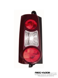ФОНАРЬ ЗАДНИЙ ВНЕШНИЙ ЛЕВАЯ СТОРОНА П/ ДВОЙН ДВЕРЬ ТОНИР (DEPO) для Peugeot PARTNER (2008-2015), Citroen BERLINGO (2008-), Citroen BERLINGO (2013-) / PEUGEOT PARTNER (2015-)