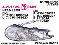 MONDEO 96-00 ФАРА L МЕХ/ЭЛЕКТР H1+H7  431-1129L-LDEMN