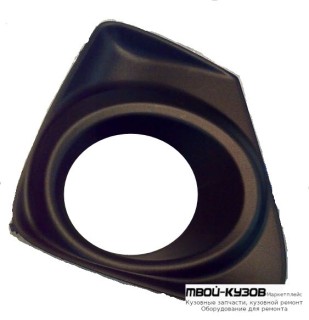 РЕШЕТКА БАМПЕРА ПЕРЕДНИЙ ПРАВАЯ СТОРОНА С ОТВЕРСТИЯМИ ПОД ПРОТИВОТУМАННЫЕ ФАРЫ (ТАЙВАНЬ) для Toyota COROLLA E150 (2006-) СЕДАН