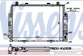 РАДИАТОР ОХЛАЖДЕНИЯ (см.каталог) для Mercedes W140 SEDAN (05.1993 - 10.1998)