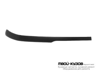 СПОЙЛЕР БАМПЕРА ПЕРЕДНИЙ ПРАВАЯ СТОРОНА ЧЁРНЫЙ (ИТАЛИЯ) для Opel ASTRA (03.1998 - 2003)