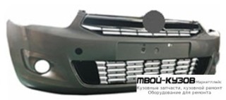 БАМПЕР ПЕРЕДНИЙ В СБОРЕ (ИТАЛИЯ) для Citroen C-ELYSEE (2013-)