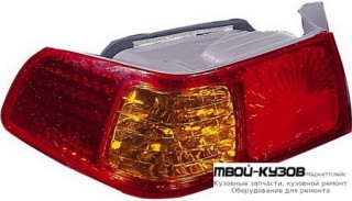 ФОНАРЬ ЗАДНИЙ ВНЕШНИЙ ЛЕВАЯ СТОРОНА (DEPO) КРАСНЫЙ-ЖЕЛТ для Toyota CAMRY V20 (07.1996 - 09.2001)