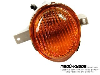 УКАЗ.ПОВОРОТА НИЖН ЛЕВАЯ СТОРОНА КРУГЛ (DEPO) ЖЕЛТ для Daewoo MATIZ (2001-)