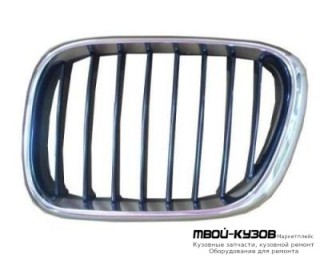 РЕШЕТКА РАДИАТОРА ЛЕВАЯ СТОРОНА ХРОМ-ЧЁРНЫЙ (ТАЙВАНЬ) для BMW E53 X5 (1999-2004.2004 - 2006)