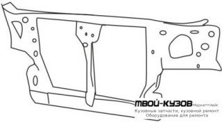 СУППОРТ РАДИАТОРА (ТАЙВАНЬ) для Nissan PATFINDER R50 USA (1996-1999) (1999-2004) TERRANO (10.1997 - 1999)