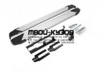 F173AL.4104.5 - ПОРОГИ-ПОДНОЖКИ (КОМПЛЕКТ) Silver (RIVAL) Nissan Qashqai j10 (2007-2010)