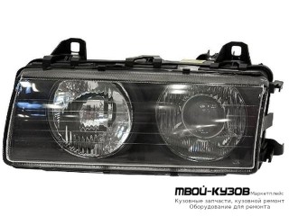 ФАРА ЛЕВАЯ СТОРОНА (hella-тип) (DEPO) для BMW E36 (12.1990 - 01.2000)