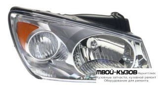 ФАРА ПРАВАЯ СТОРОНА С КОРРЕКТОР (DEPO) для KIA CERATO (2004-)
