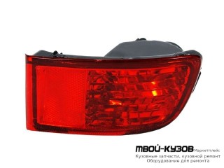 ФОНАРЬ ЗАДНИЙ ВНЕШНИЙ ПРАВАЯ СТОРОНА НИЖН В БАМПЕР С ПРОТИВОТУМ КРАСНЫЙ (КИТАЙ) для Toyota LANDCRUISER PRADO 120 (09.2002-)