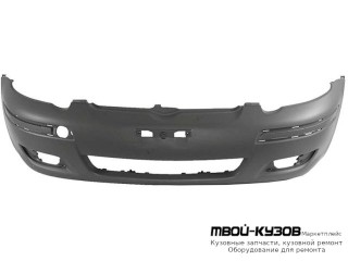 БАМПЕР ПЕРЕДНИЙ С ОТВЕРСТИЯМИ ПОД ПРОТИВОТУМАННЫЕ ФАРЫ ПОД МОЛДИНГ П/ ЗАГЛУШ ГРУНТ для Toyota YARIS (1999 - 11.2002) (12.2002 - 07.2005)