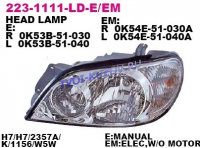 ФАРА левая 01-03  - для KIA CARNIVAL