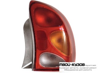 ФОНАРЬ ЗАДНИЙ ВНЕШНИЙ ПРАВАЯ СТОРОНА (СЕДАН) CHEVROLET ХРУСТАЛ КРАСНЫЙ-БЕЛ (КИТАЙ) для Daewoo LANOS (1998-) CHEVROLET LANOS (2002-)