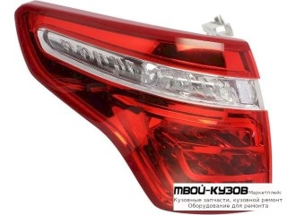 ФОНАРЬ ЗАДНИЙ ВНЕШНИЙ ЛЕВАЯ СТОРОНА (DEPO) для Citroen C4 (11.2004-) PICASSO (2006-)