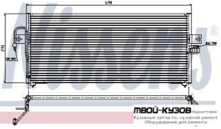 ALMERA КОНДЕНСАТОР КОНДИЦИОНЕРА (см.каталог) для Nissan ALMERA N15 (10.1995 - 05.1998) (06.1998 - 05.2000)