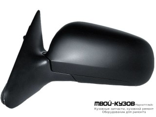 ЗЕРКАЛО ЛЕВАЯ СТОРОНА МЕХАН С ТРОСИК (ASPHERICAL) БОЛЬШ (ТАЙВАНЬ) для Skoda OCTAVIA (04.1997 - 07.2000 08.2000-)