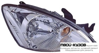 ФАРА ПРАВАЯ СТОРОНА БЕЗ КОРРЕКТОР (DEPO) для Mitsubishi LANCER (2004 - 02.2007)