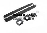 F173ALB.4003.1 - ПОРОГИ-ПОДНОЖКИ (КОМПЛЕКТ) Black (RIVAL) Mitsubishi Pajero Sport (2008-2013)