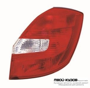 ФОНАРЬ ЗАДНИЙ ВНЕШНИЙ ПРАВАЯ СТОРОНА (5 дв) (DEPO) для Skoda FABIA / ROOMSTER (2007-2009), Skoda FABIA / ROOMSTER (2010-)