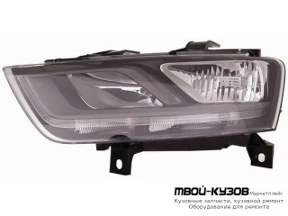 ФАРА ЛЕВАЯ СТОРОНА С КОРРЕКТОР , ВНУТРИ ЧЁРНЫЙ (DEPO) для Audi Q3 (2011-)
