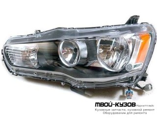ФАРА ЛЕВАЯ СТОРОНА ПОД КОРРЕКТОР (ориг.) для Mitsubishi LANCER (03.2007-)