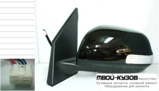ЗЕРКАЛО ЛЕВАЯ СТОРОНА ЭЛЕКТР С ПОДОГРЕВОМ , УКАЗАТЕЛЬ ПОВОРОТА (КИТАЙ) для Toyota RAV4 (2006-)