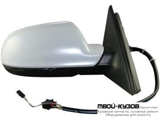 ЗЕРКАЛО ПРАВАЯ СТОРОНА ЭЛЕКТР С ПОДОГРЕВОМ , УКАЗАТЕЛЬ ПОВОРОТА , АВТОСКЛАДЫВ (CONVEX) (ТАЙВАНЬ) для Audi A4 (2012-2015)