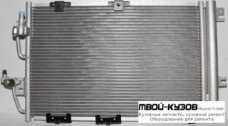 ASTRA {+ ZAFIRA 05-} КОНДЕНСАТОР КОНДИЦИОНЕРА (см.каталог) для Opel ASTRA H (06.2004-), Opel ZAFIRA (07.2004-)