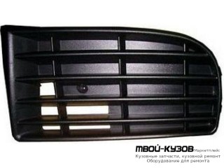 РЕШЕТКА БАМПЕРА ПЕРЕДНИЙ ЛЕВАЯ СТОРОНА БЕЗ ОТВЕРСТИЙ ПОД ПРОТИВОТУМАННЫЕ ФАРЫ (ТАЙВАНЬ) для Volkswagen GOLF V (10.2003-)