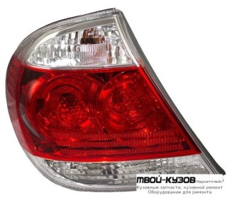 ФОНАРЬ ЗАДНИЙ ВНЕШНИЙ ЛЕВАЯ СТОРОНА (DEPO) КРАСНЫЙ-БЕЛ для Toyota CAMRY V30 (10.2001-)