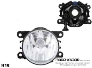 ФАРА ПРОТИВОТУМАННАЯ ЛЕВАЯ = ПРАВАЯ (DEPO) для Renault FLUENCE (2010-), Renault KOLEOS (2008-2016), Renault LOGAN / SANDERO (2014-)