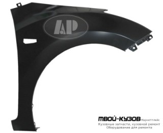 КРЫЛО ПЕРЕДНИЙ ПРАВАЯ СТОРОНА С ОТВ ПОД ПОВТОРИТЕЛЬ (ТАЙВАНЬ) для Hyundai I30 (2012-)