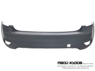 БАМПЕР ЗАДНИЙ (ХЭТЧБЭК) ГРУНТ (ТАЙВАНЬ) для Ford FOCUS (2008-2010)