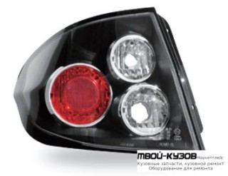 ФОНАРЬ ЗАДНИЙ ВНЕШНИЙ ЛЕВАЯ + ПРАВАЯ (КОМПЛЕКТ) ТЮНИНГ КРАСНЫЙ - БЕЛ (JUNYAN) ВНУТРИ ЧЁРНЫЙ для Hyundai GETZ (2005-)